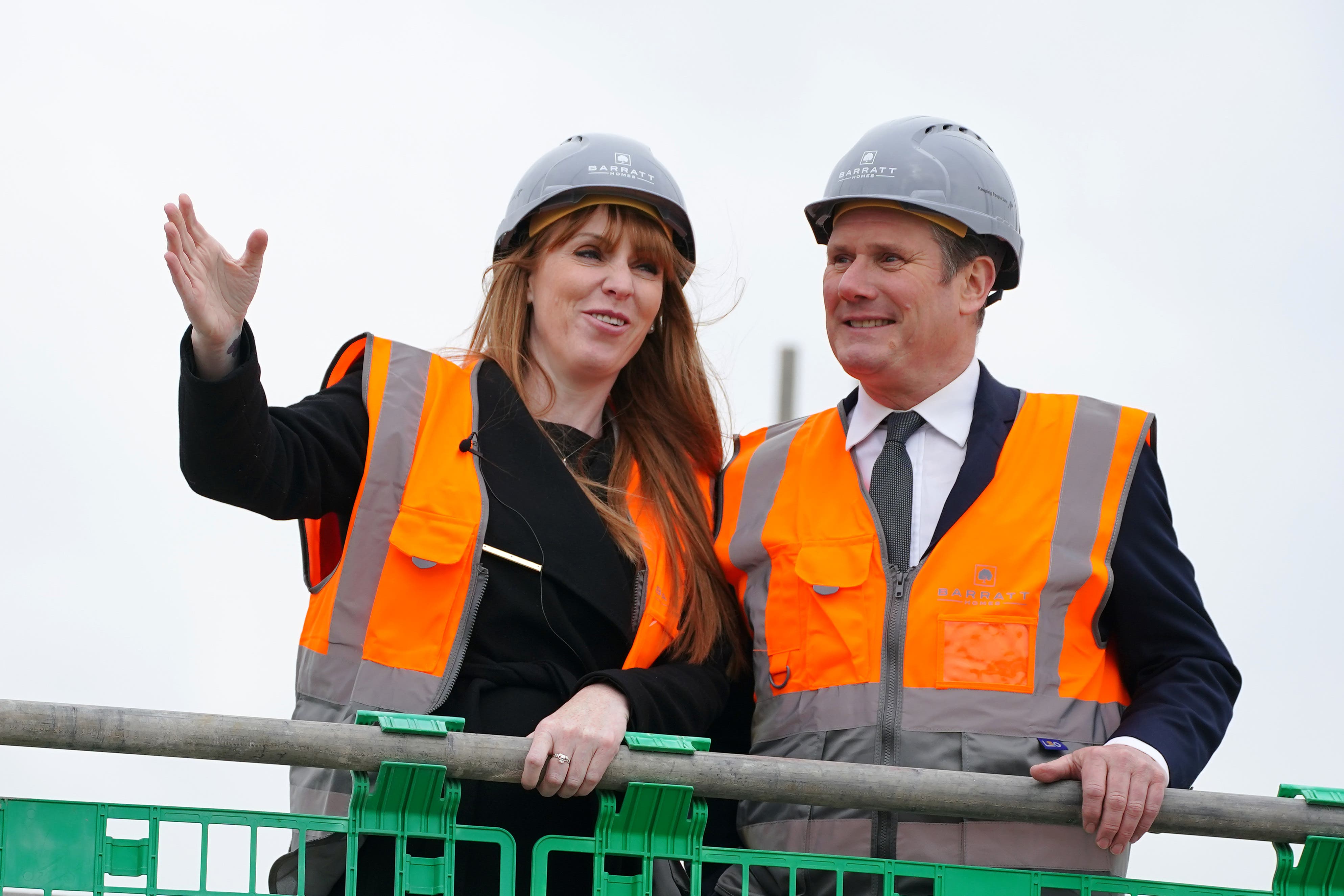 pKeir Starmer and deputy leader Angela Rayner want series of new towns /p