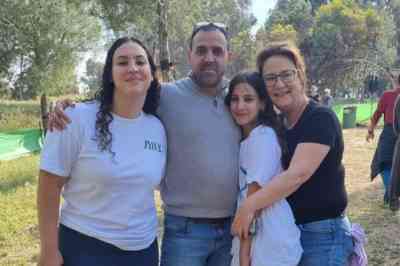 Eli Sharabi with his family