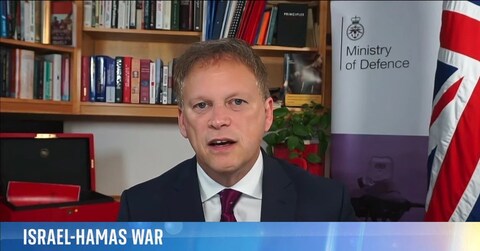 Grant Shapps, the Defence Secretary, on a TV interview