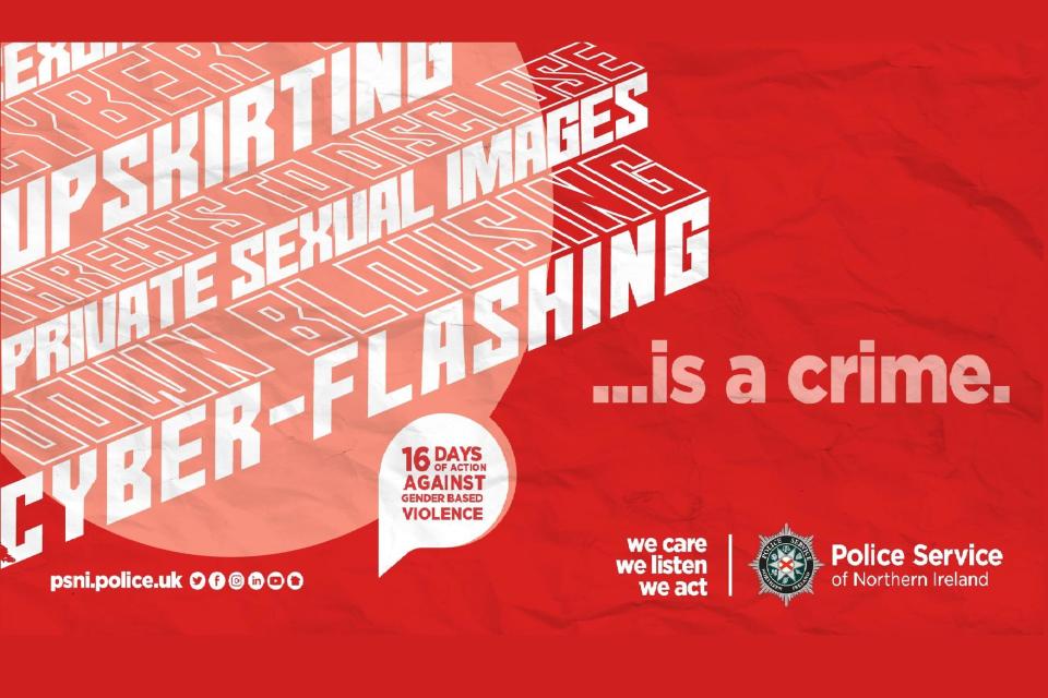 A poster from a PSNI awareness campaign about the new offences (Photo: /)