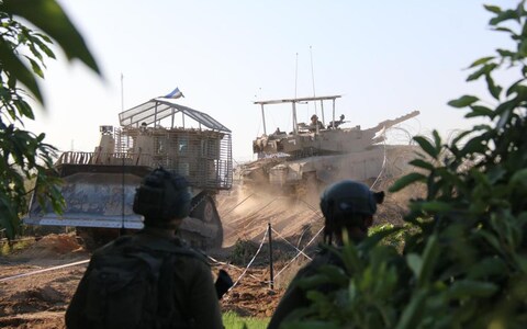 Israeli troops have today attacked hundreds of military targets of Hamas, says IDF