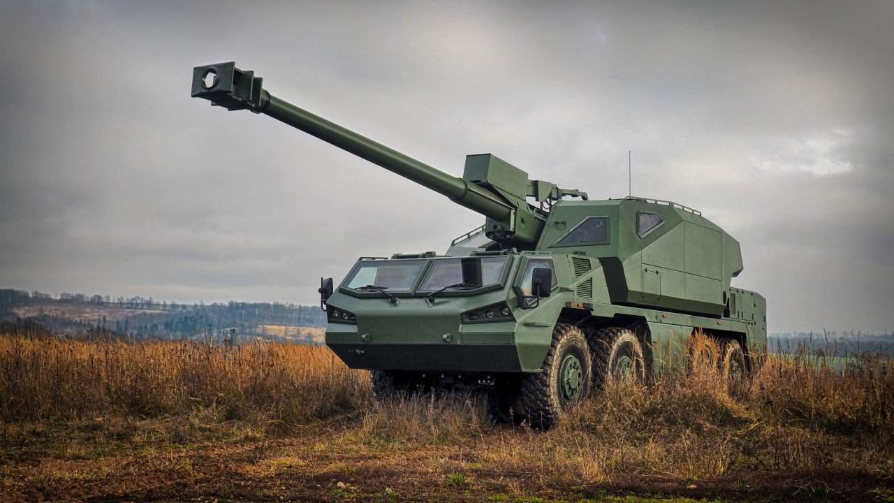 Czech DITA self-propelled artillery. Photo: Excalibur Army