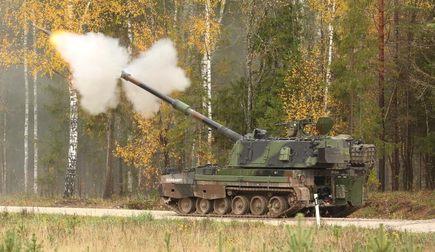 The Estonian self-propelled artillery system K9 Thunder during the AKKTULI-24 exercise. October 2024, Estonia.
/p
pPhoto: Polish General Staff