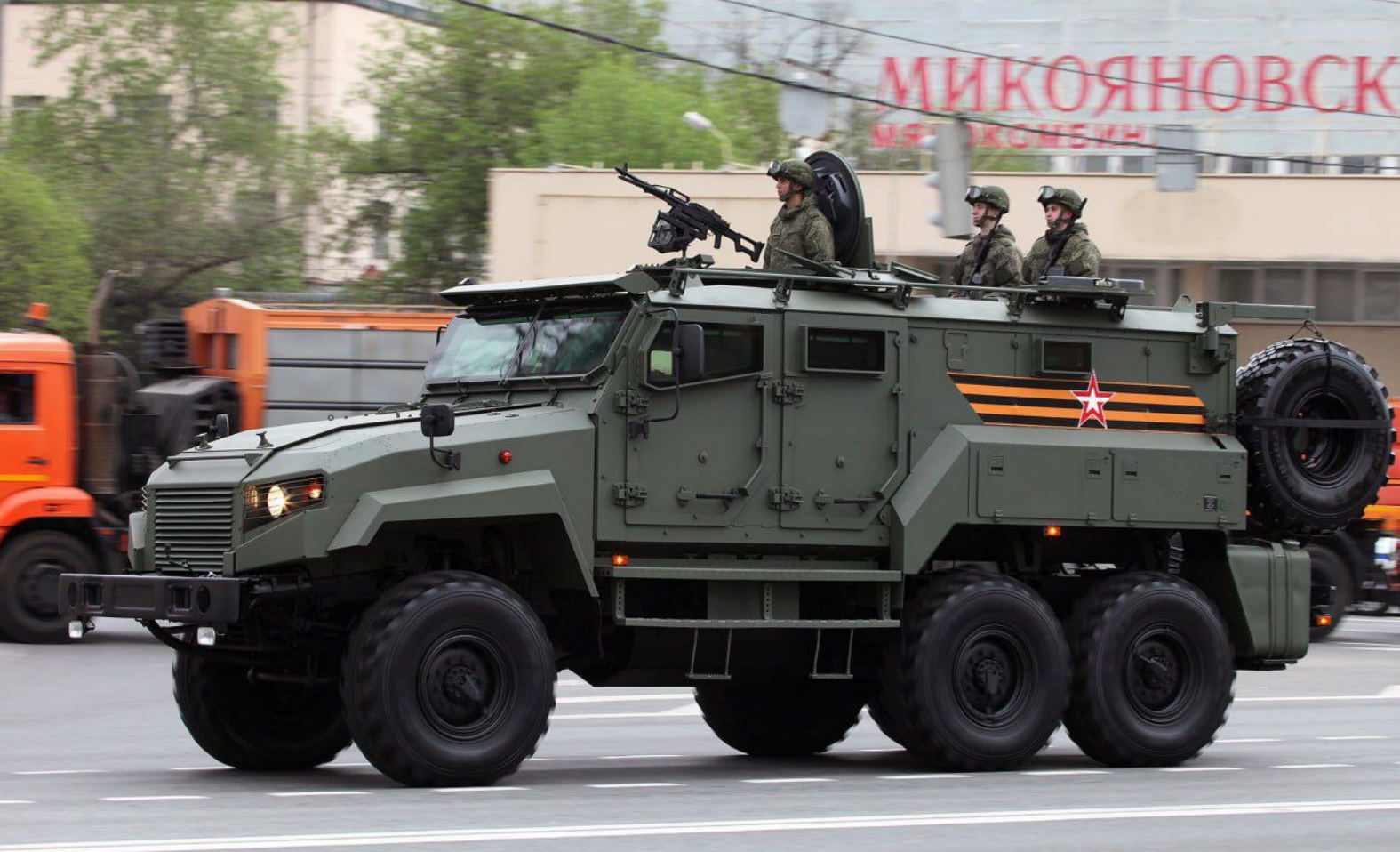 Russian armored vehicle Z-STS Akhmat.
/p
p2024, Russia. Photo: Vitaly Kuzmin