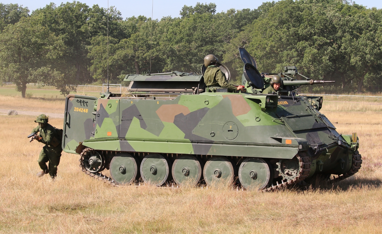 Pansarbandvagn 302 armored personnel carrier (Pbv 302). Photo: wikimedia.org