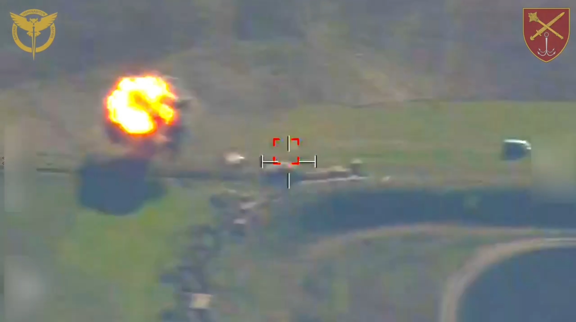 Explosion of a projectile from a HIMARS rocket launcher. A strike on a Russian training ground. November 2024.
/p
pUkraine. Footage from the video of the Defense Intelligence of Ukraine