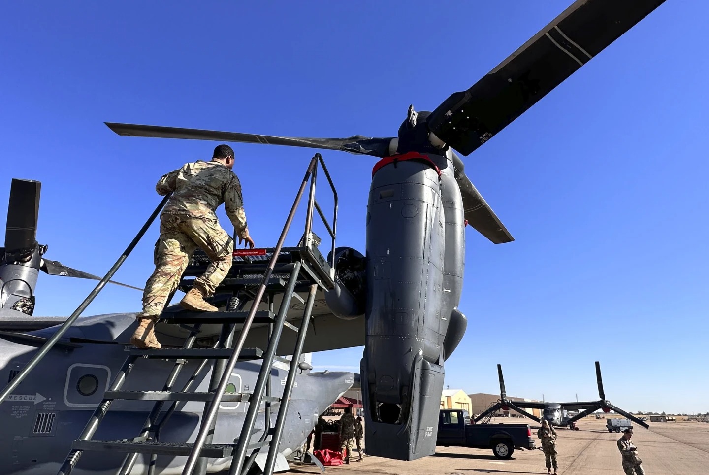 ????????? ??????????? V-22 Osprey, ? ???? ????????? ?????? ?? ??????????, ???????? ??????, ???-???????. ????: Tara Copp