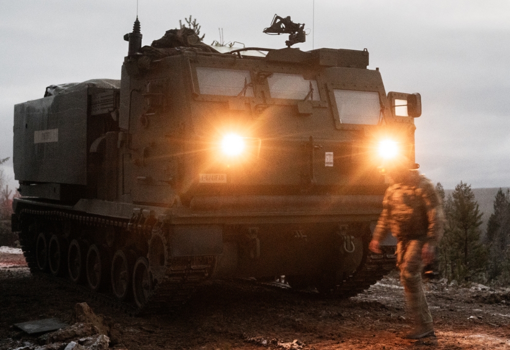 An American M270A2 missile launcher during an exercise in Finland. November 2024.
/p
pSource: Lockheed Martin