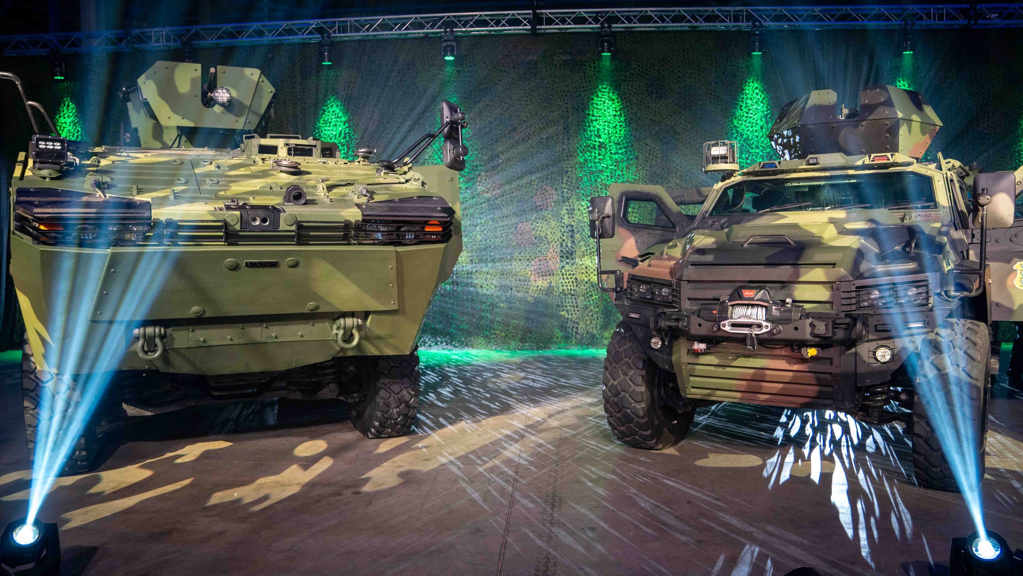 Arma and NMS armored personnel carriers.
/p
pOctober 2023. Estonia. Photo credits: RKIK
