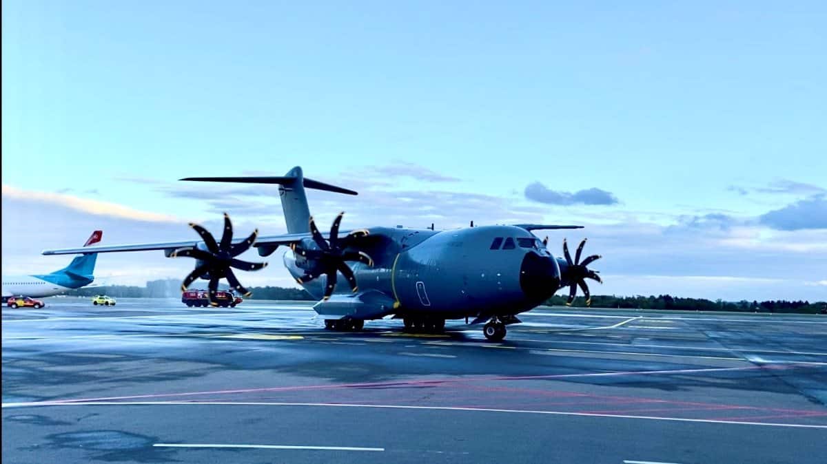 An A400M aircraft of the Luxembourg Armed Forces.
/p
pOctober 2020. Photo credits: Directorate of Defense of Luxembourg