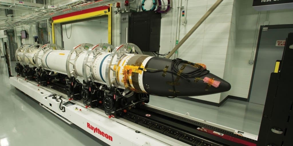 Raytheon's SM-3 Block IIA missile. Photo credits: Raytheon