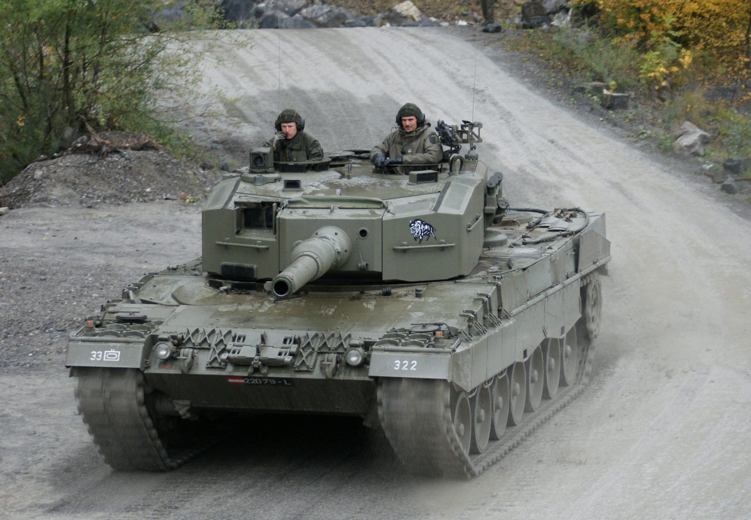 Leopard 2A4 in service with the 4th Infantry Brigade of the Austrian Armed Forces, October 4, 2008. Photo credits: Bohringer Friedrich