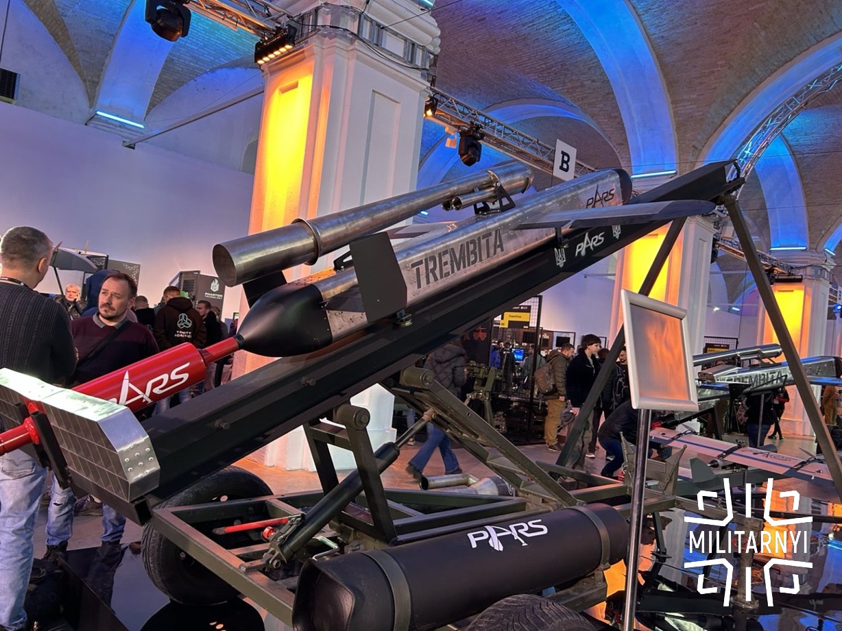 Mensha versiya raketi "Trembita", lyutij 2025. Foto: "Militarnij".