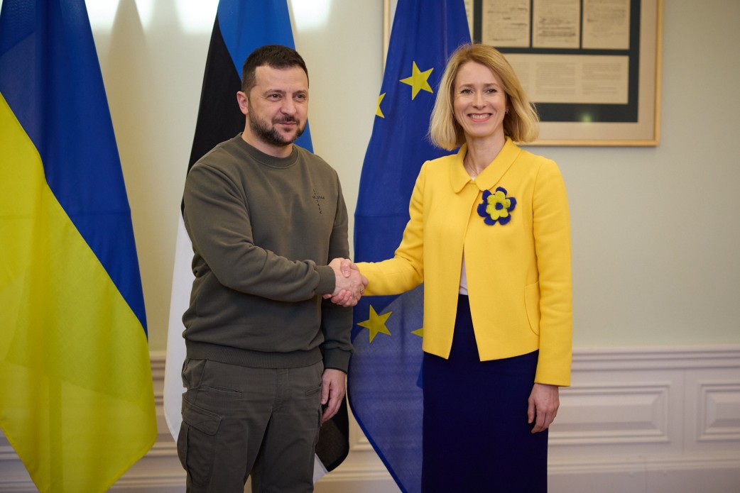 President of Ukraine Volodymyr Zelenskyi and EU High Representative for Foreign Affairs and Security Policy Kaja Kallas. Photo by the Office of the President of Ukraine