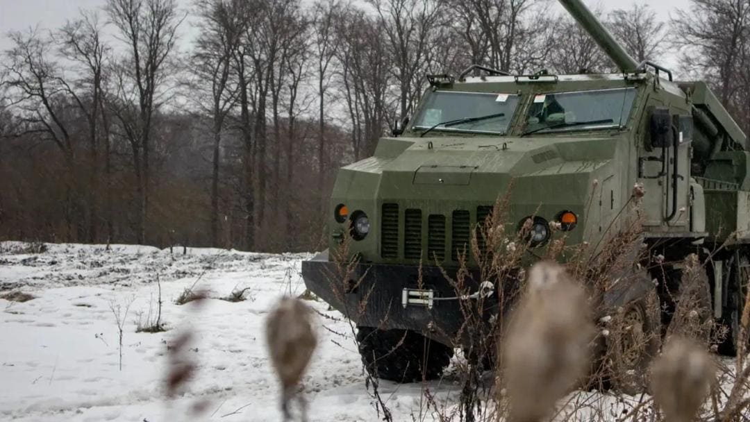 A Bohdana self-propelled artillery system. Photo credits: Ministry of Defense of Ukraine