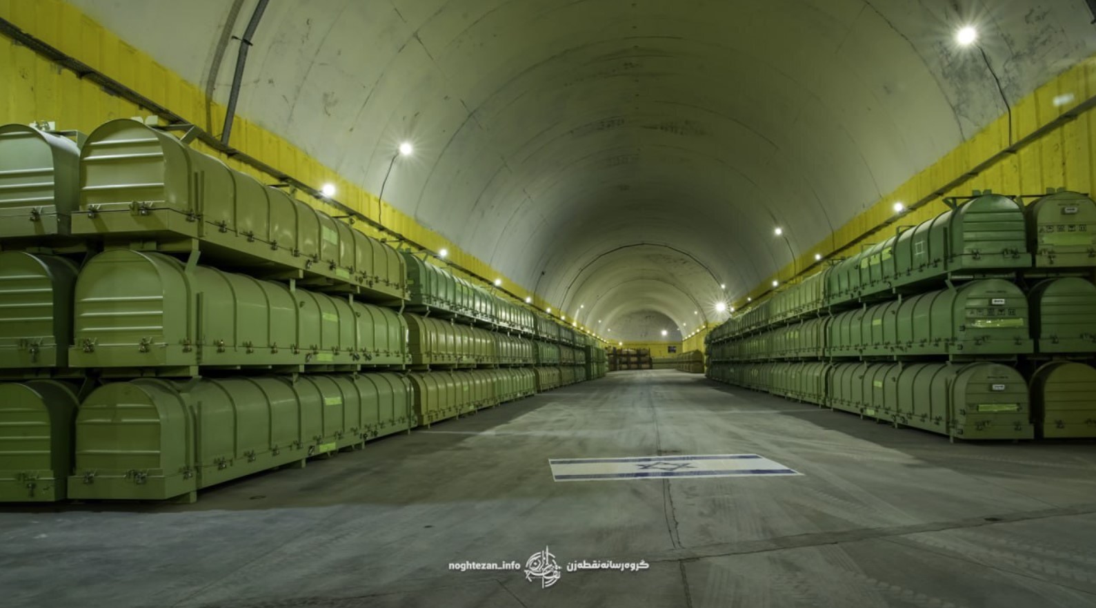 Iran's underground missile base. March 2025. Photo credits: Noghtezan.info