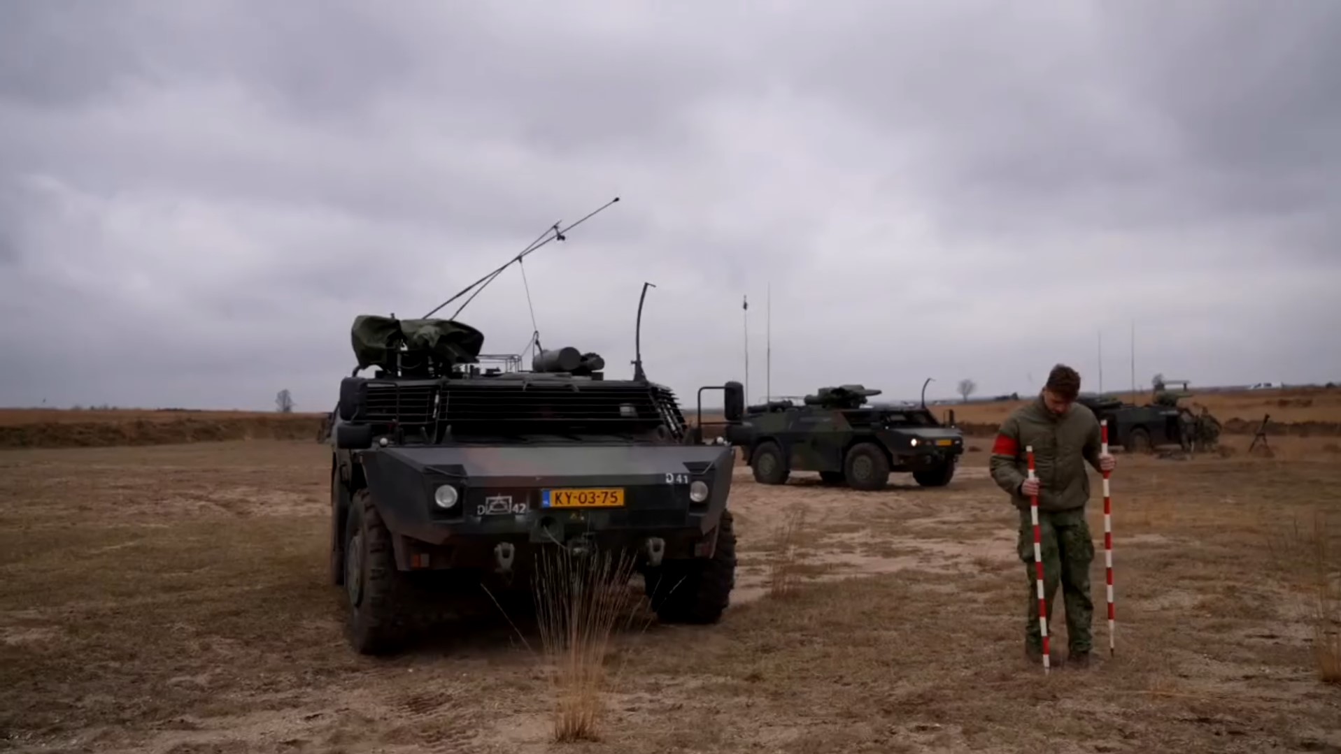Fennek armored vehicles of the Dutch army. March 2025.
/p
pPhoto credits: Dutch Ministry of Defense