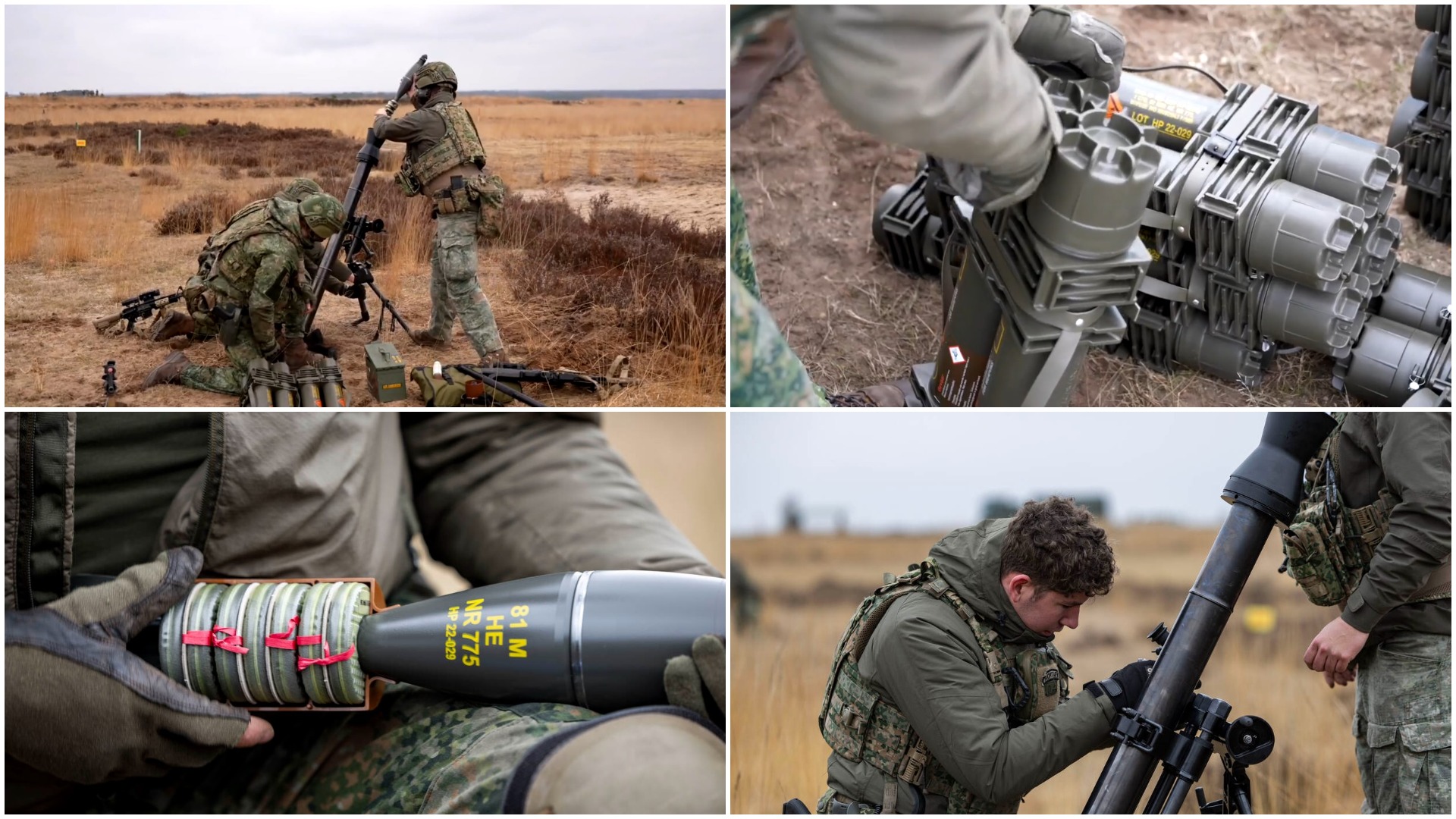 81-mm mortar and mines of the Dutch army.
/p
pMarch 2025. Photo credits: Dutch Ministry of Defense