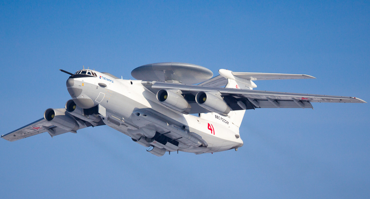 A-50U during flight. Photo from open sources