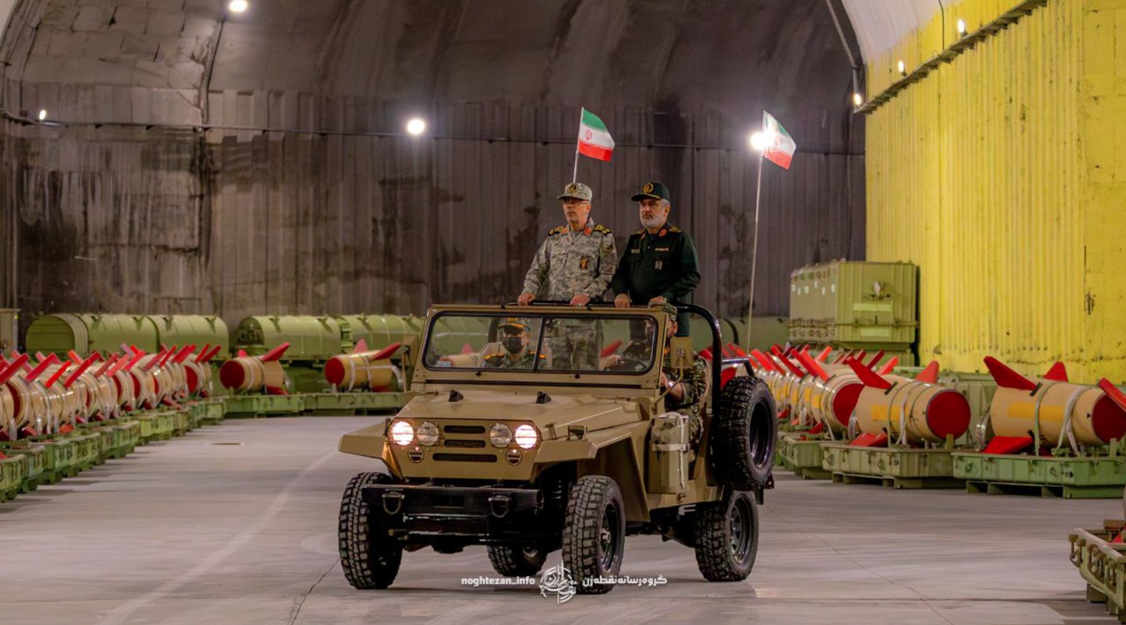 Iran's underground missile base. March 2025. Photo credits: Noghtezan.info