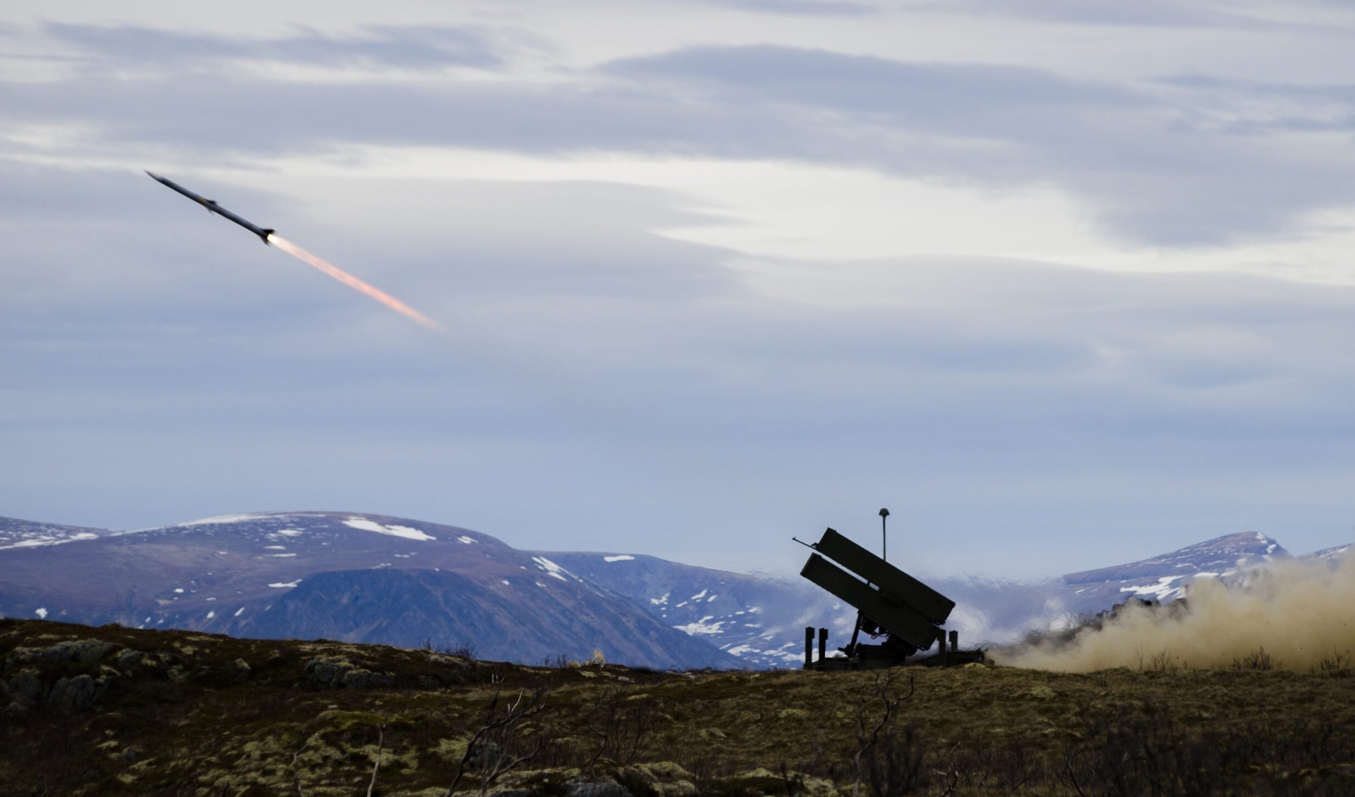 Testing the NASAMS air defense system. Photo credits: Andoya Space