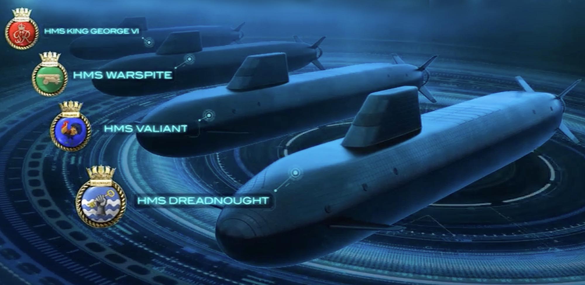 Dreadnought nuclear-powered submarines. Photo by BAE Systems.